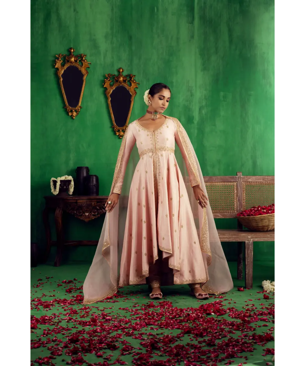 JIGAR MALI - Baby Pink jacket set