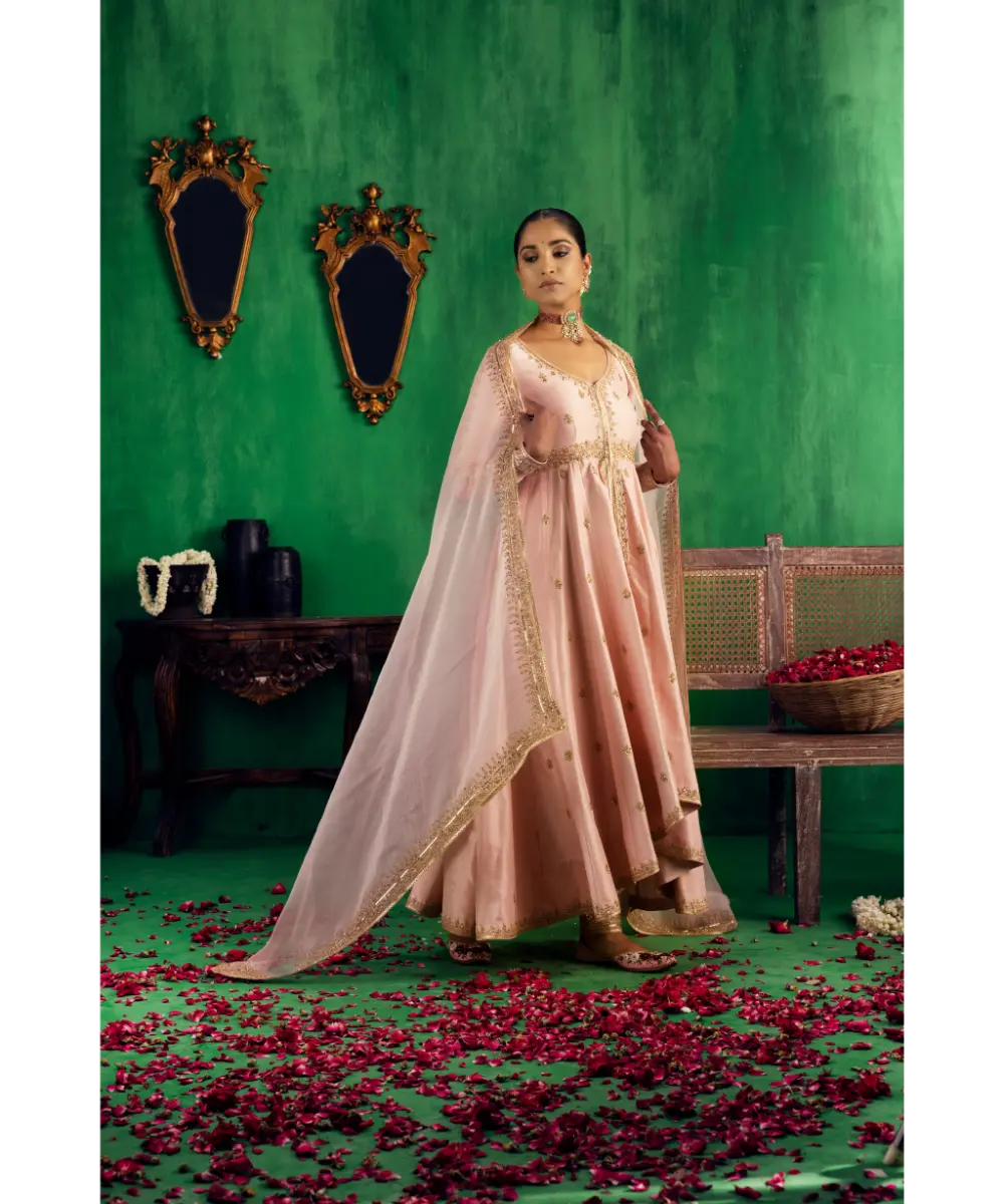 JIGAR MALI - Baby Pink jacket set