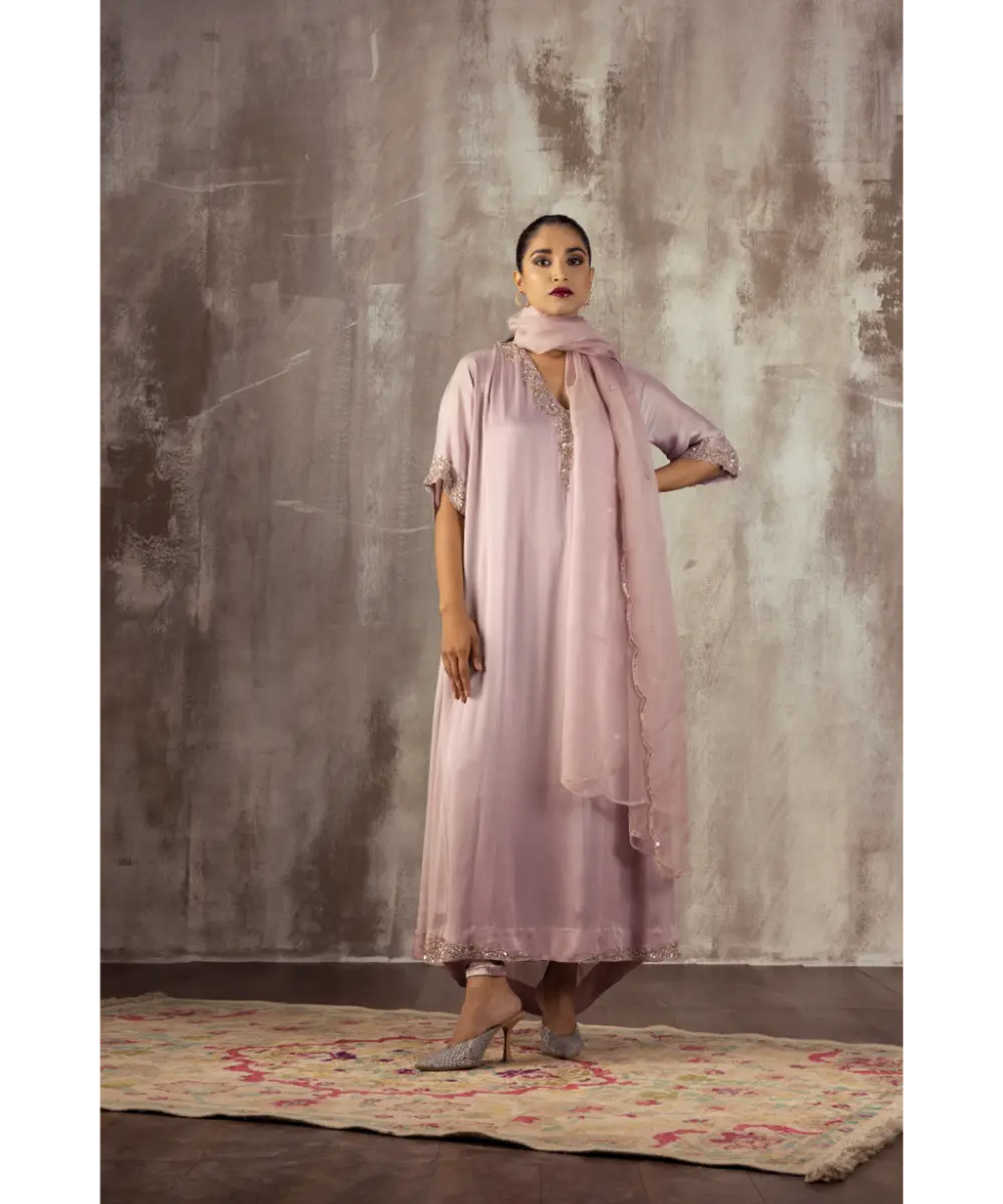 JIGAR MALI - Lavender Kaftaan Set