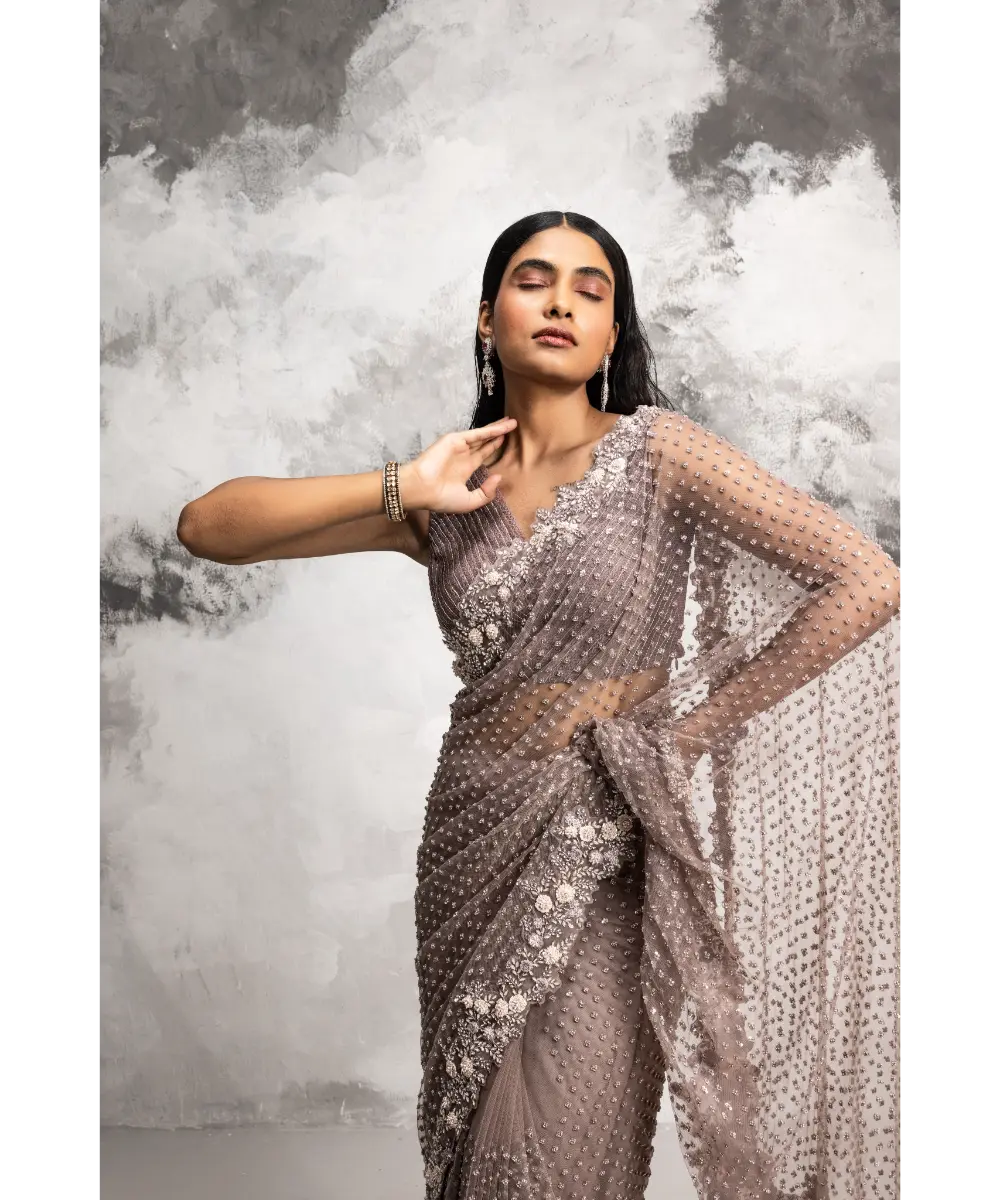 COUTURE BY NIHARIKA- Saree Set