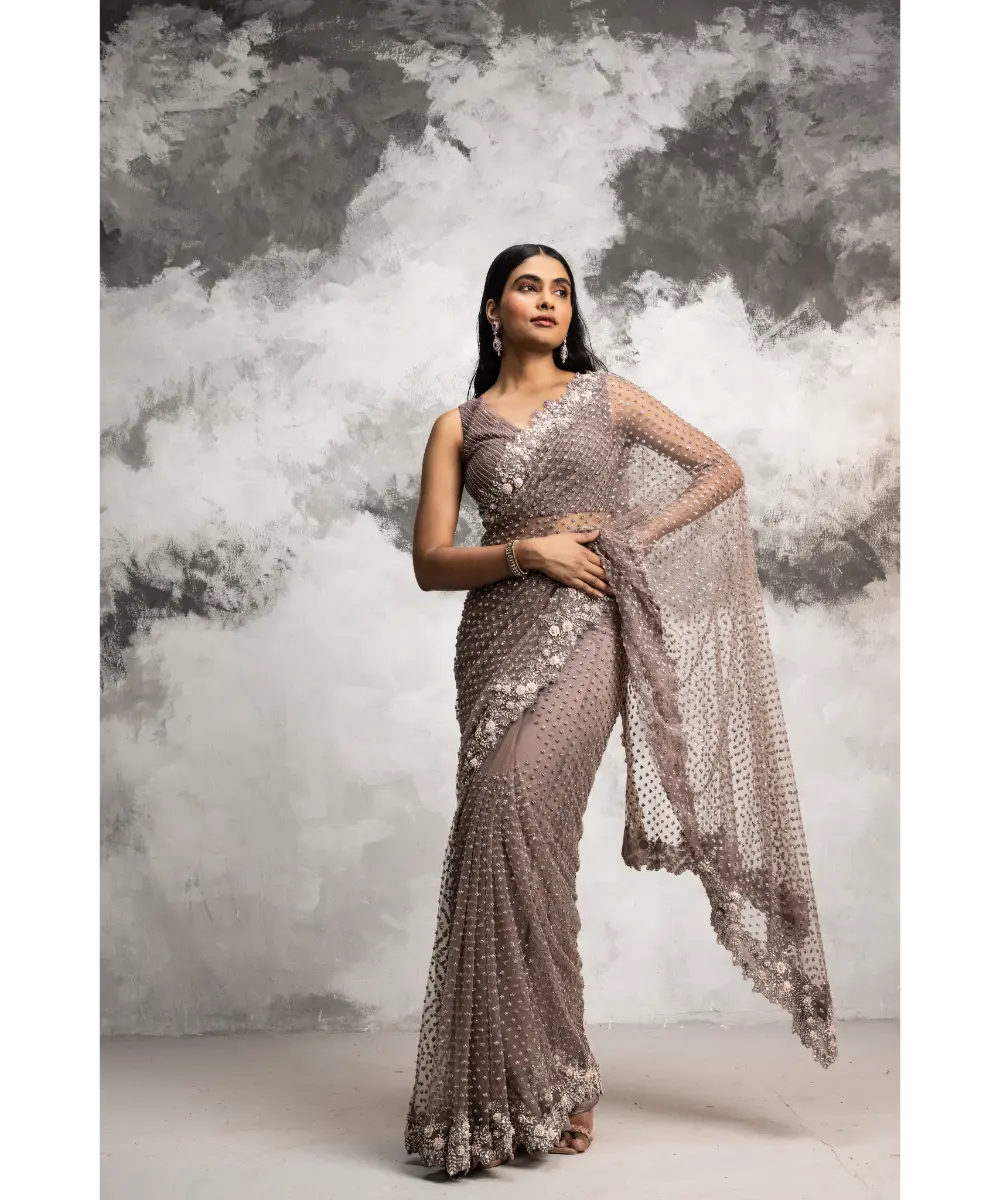 COUTURE BY NIHARIKA- Saree Set
