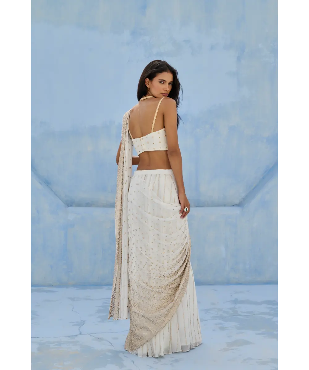 CHAMEE AND PALAK - Noor Pre-Drape Saree