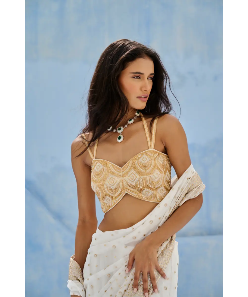 CHAMEE AND PALAK - Noor Pre-Drape Saree