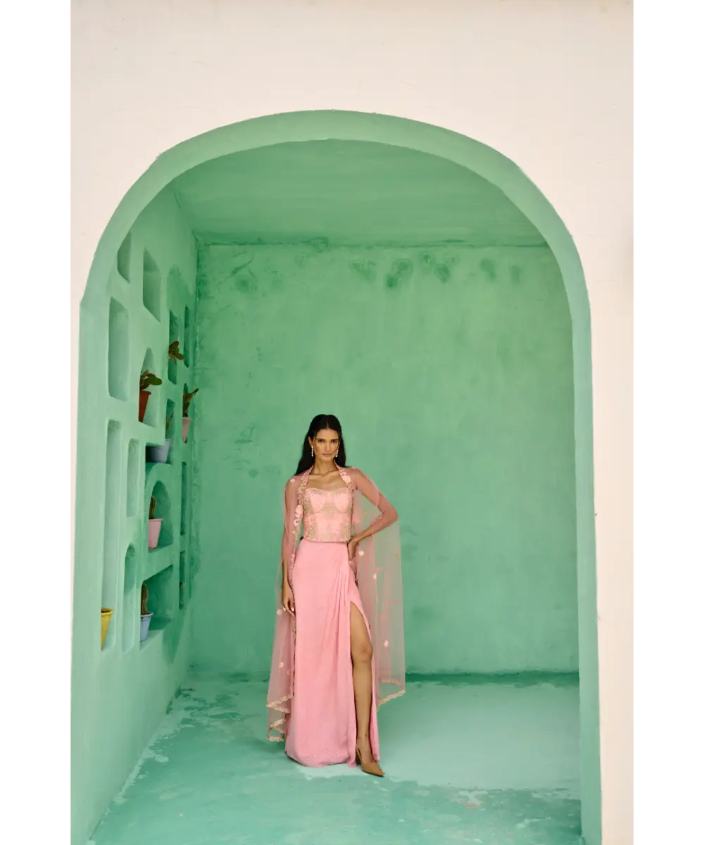 CHAMEE AND PALAK - Esita Slit Skirt