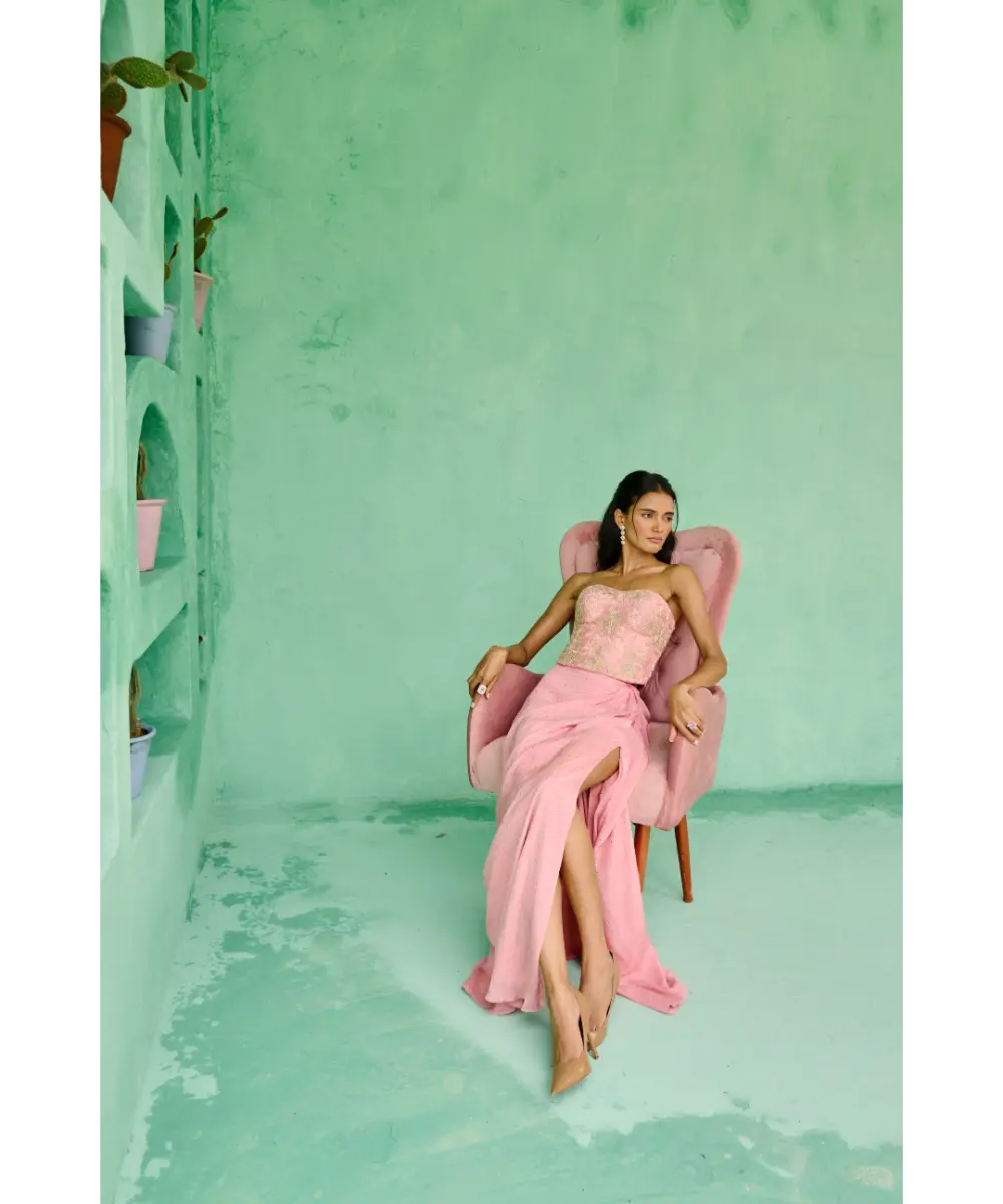 CHAMEE AND PALAK - Esita Slit Skirt