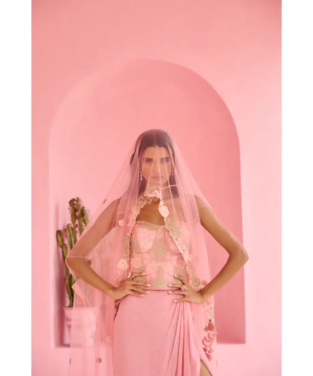 CHAMEE AND PALAK - Esita Slit Skirt