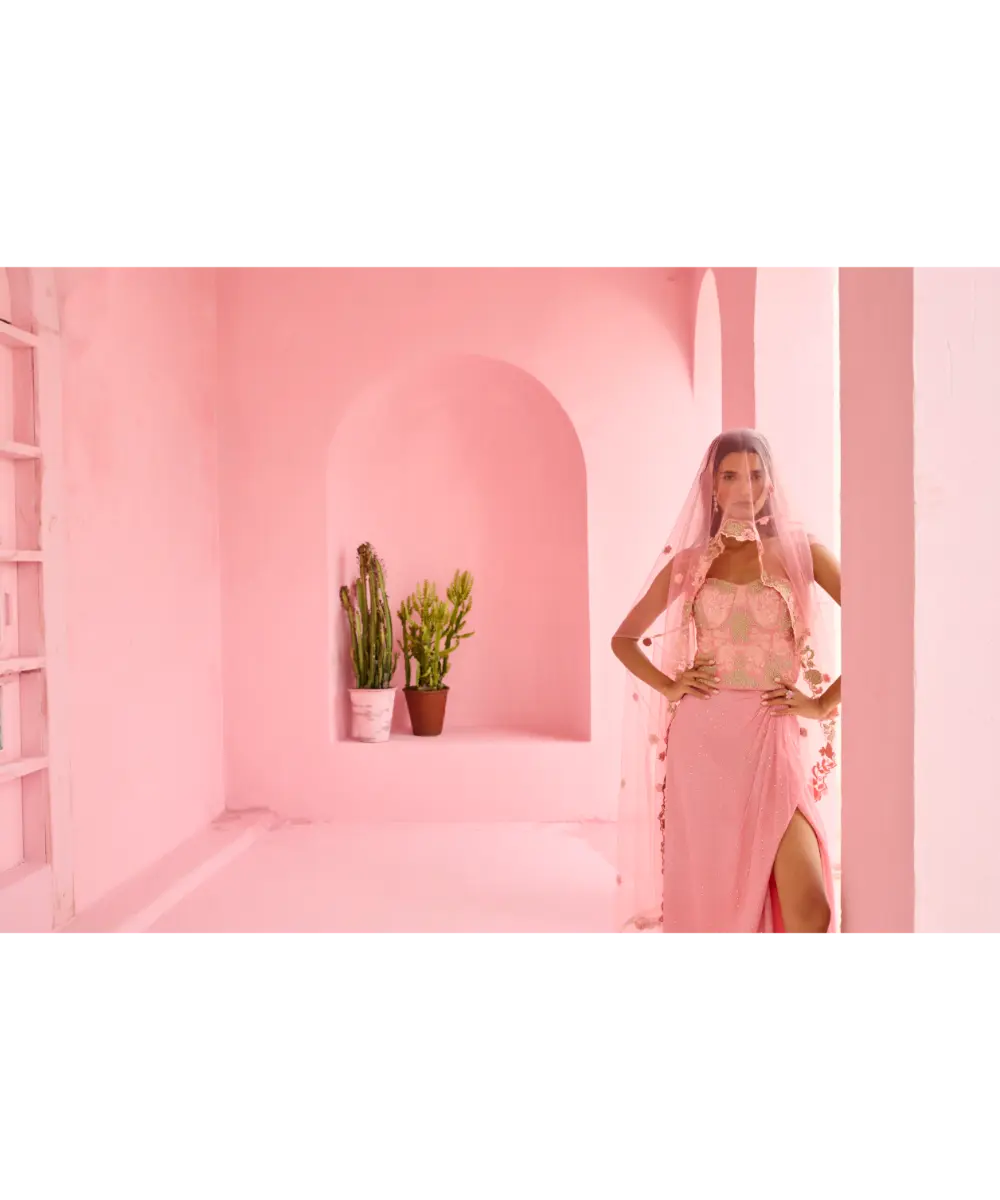 CHAMEE AND PALAK - Esita Slit Skirt