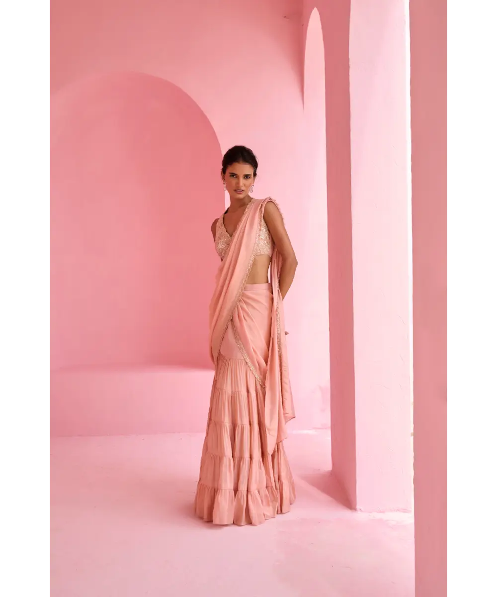 CHAMEE AND PALAK - Khayal Pre-Drape Saree