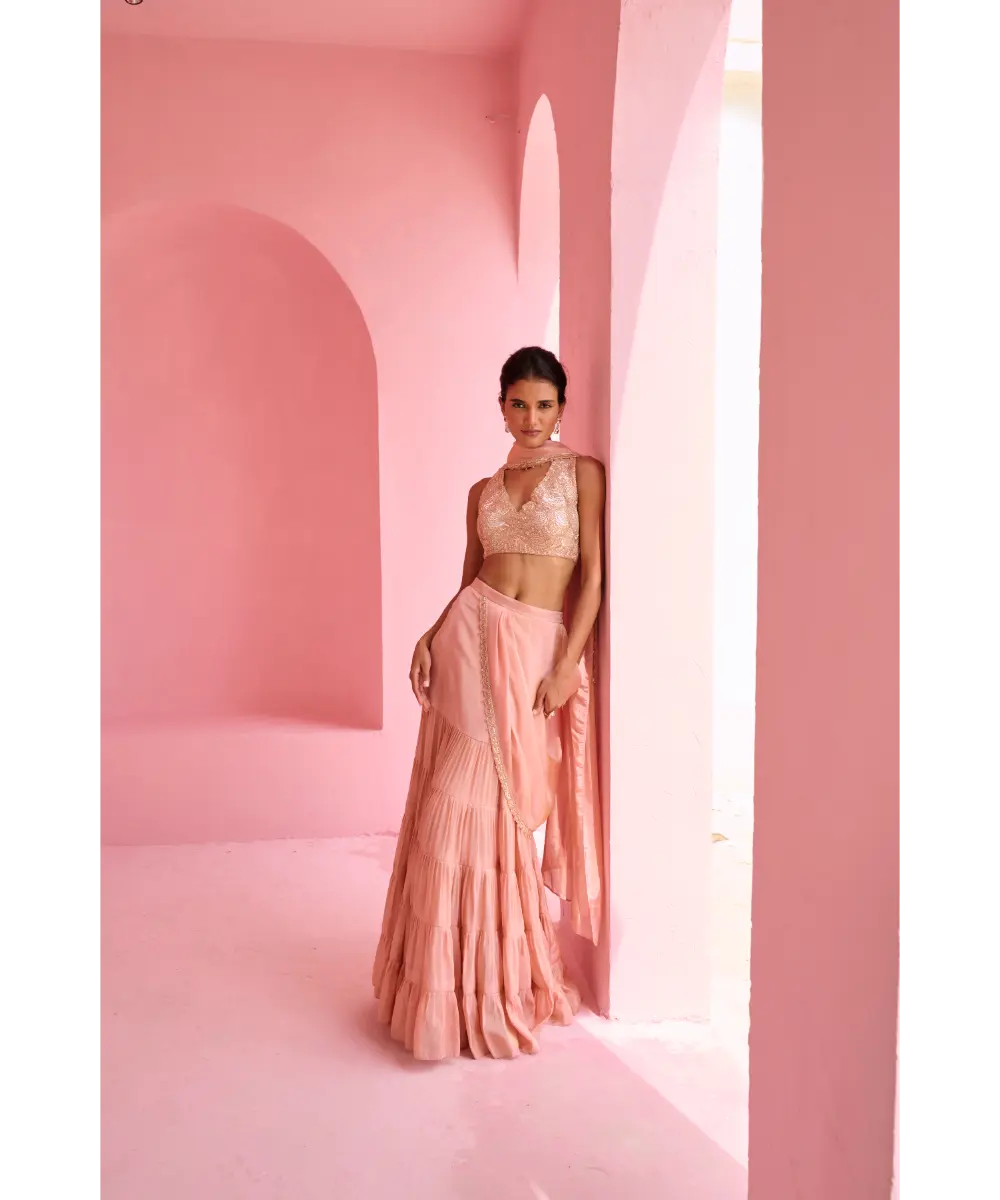 CHAMEE AND PALAK - Khayal Pre-Drape Saree