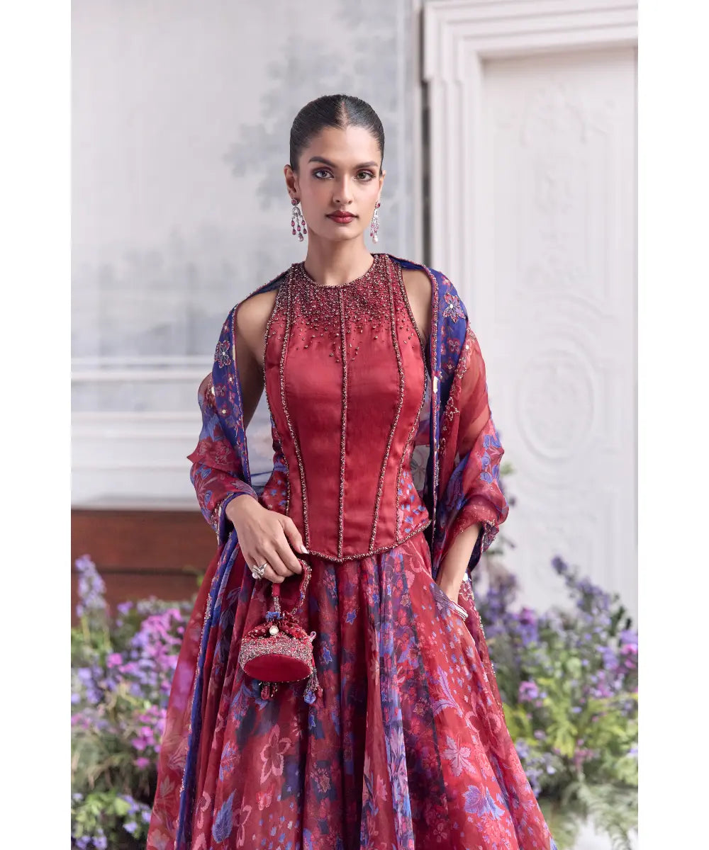 RACER BACK CORSET TOP PAIRED - SAFIYA