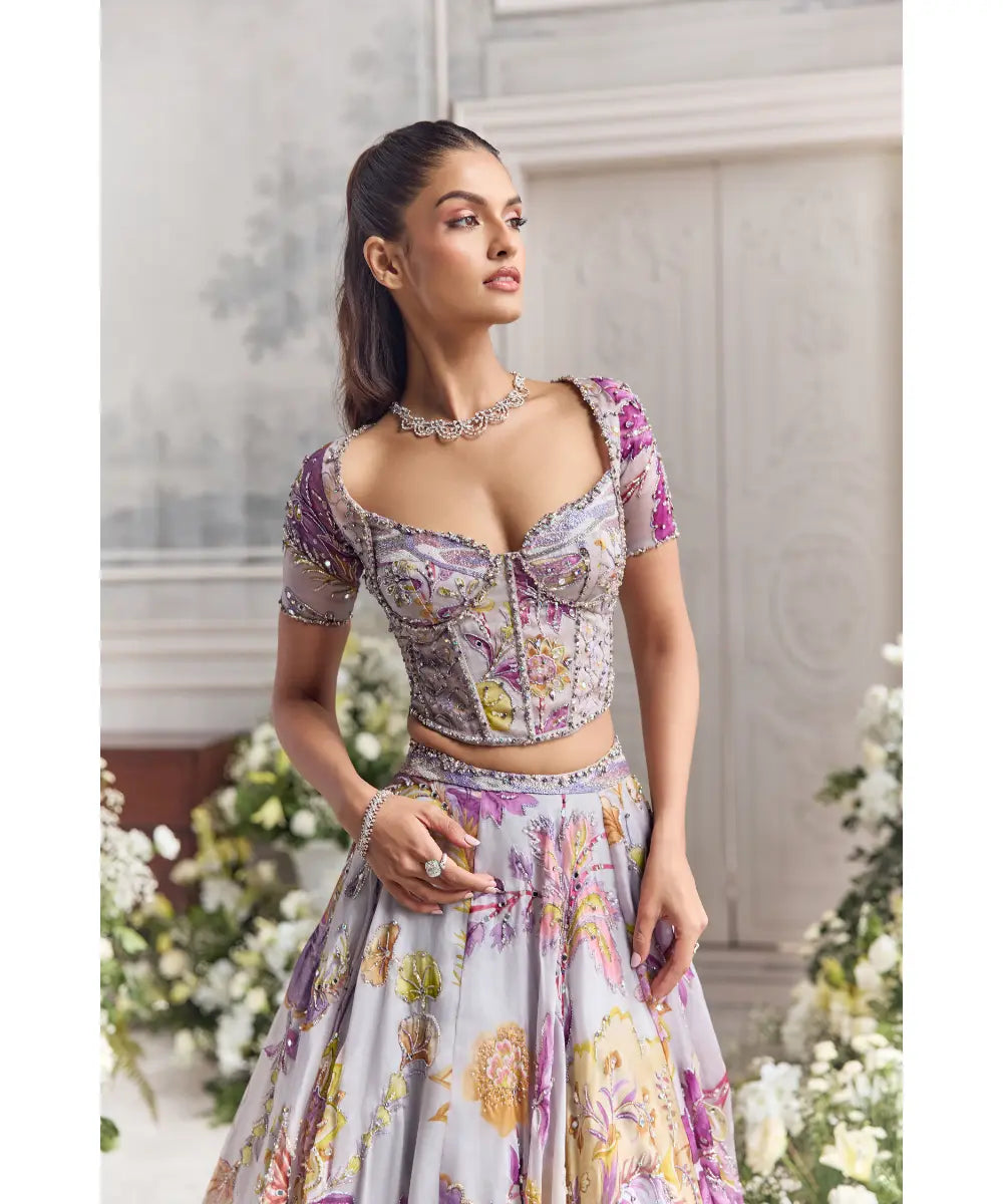 SLEEVED CORSET BLOUSE PAIRED  - Wafiya