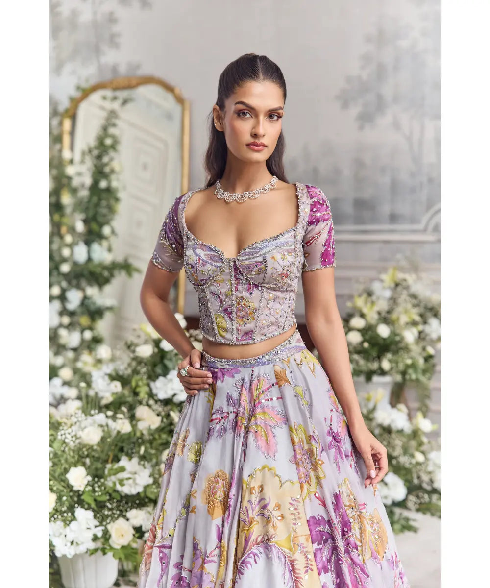 SLEEVED CORSET BLOUSE PAIRED  - Wafiya